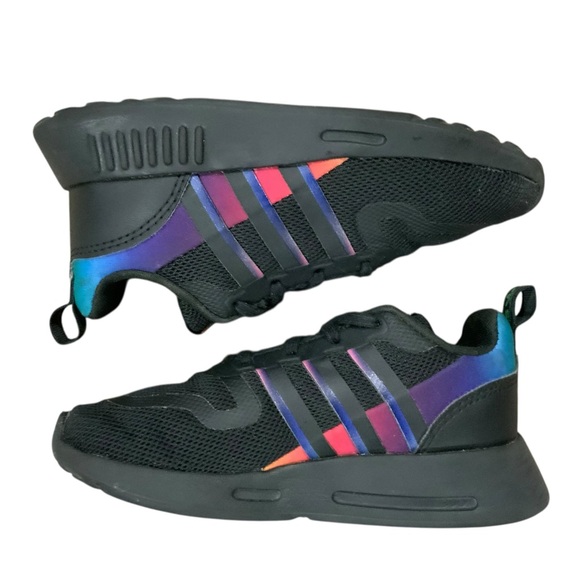 Adidas Zapatos Multix Athletic Shoe - Black/ Multicolor 10K - Picture 4 of 6